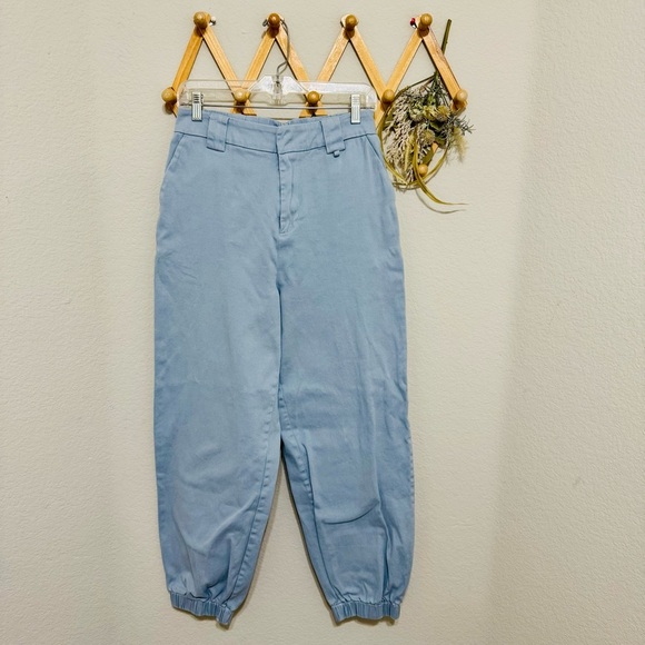 I.AM.GIA 90's Inspired Baby Blue Jogger Chino Baggy Cobain Trousers Size L - Picture 3 of 11